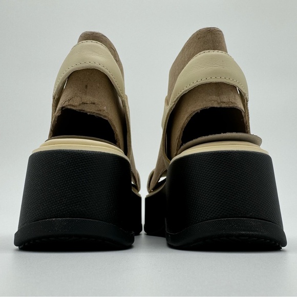 Sorel Dayspring Platform Sandal in Honey White Size 9.5 - Picture 6 of 12